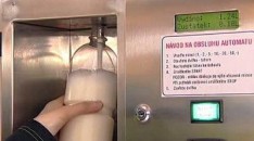Automat na mléko i v Hrádku