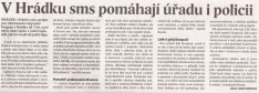 V Hrádku sms pomáhají úřadu i policii (Horizont 10. 12. 2013)