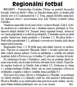 Regionální fotbal (Hutník 24. 4. 2013)