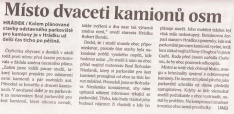 Místo dvaceti kamionů osm (Horizont 3. 12. 2013)