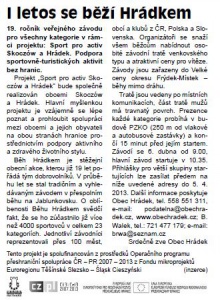 I letos se běží Hrádkem (Hutník 3. 4. 2013)