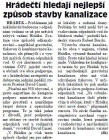 Hrádečtí hledají nejlepší způsob stavby kanalizace (Hutník 3. 5. 2012)