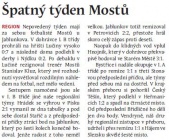 Špatný týden Mostů (Hutník 4. 6. 2014)