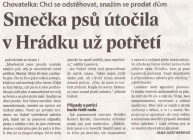 Smečka psů útočila v Hrádku už potřetí (Horizont 5. 11. 2013)