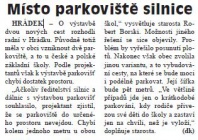 Místo parkoviště silnice (Hutník 8. 2. 2012)