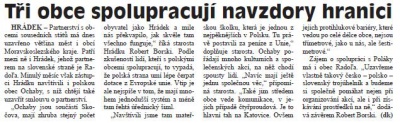 Tři obce spolupracují navzdory hranici (Hutník 8. 2. 2012)