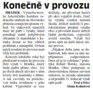 Konečně v provozu (Hutník 2. 2. 2011)