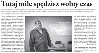 Tutaj mile spędzisz wolny czas (Głos Ludu 22. 12. 2015)