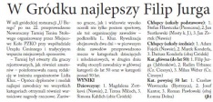 W Gródku najlepszy Filip Jurga (Głos Ludu 29. 1. 2015)