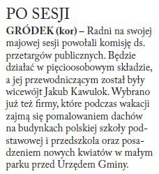 Po sesji (Głos Ludu 30. 5. 2015)