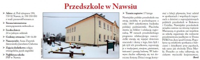 Przedszkole w Nawsiu (Głos Ludu 31. 1. 2015)