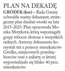 Plan na dekade (Głos Ludu 7. 5. 2015)