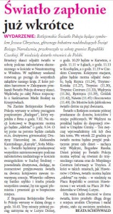 Światło zapłonie już wkrótce (Głos Ludu 15. 12. 2015)