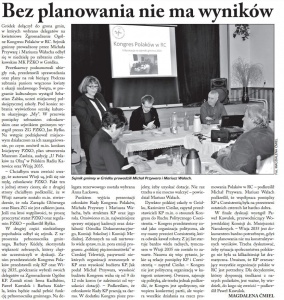 Bez planowania nie ma wyników (Głos Ludu 15. 3. 2016)