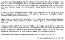 V Hrádku vyrůstá česko-polská alej ořešáků (Moravskoslezské novinky 6. 4. 2016)