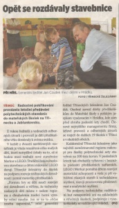 Opět se rozdávaly stavebnice (Horizont 14. 6. 2016)