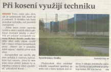 Při kosení využijí techniku (Hutník 29. 6. 2016)