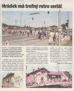 Hrádek má trefný retroseriál (Horizont 23. 8. 2016)