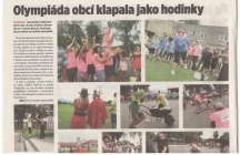 Olympiáda obcí klapala jako hodinky (Horizont 6. 9. 2016)