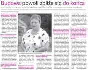 Budowa powoli zbliża się do końca (Głos Ludu 18. 8. 2016)