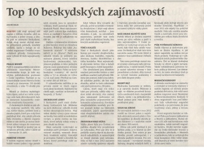 Top 10 beskydských zajímavostí (Hutník 25. 1. 20107)