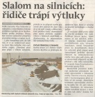 Slalom na silnicích: řidiče trápí výtluky (Hutník 8. 2. 2017)