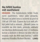 Na hřišti budou mít zastřešení (Horizont 14. 3 . 2017)