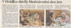 V Hrádku slavily Mezinárodní den žen (Hutník 15. 3. 2017)