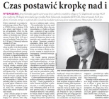 Czas postawić kropkę nad i (Głos łudu 11. 10. 2016)