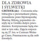 Dla zdrowia i sylwetki (Głos łudu 13. 10. 2016)