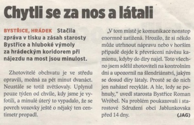 Chytli se za nos a látali (Horizont 18. 4. 2017)