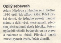 Opilý sebevrah (Horizont 2. 5. 2017)