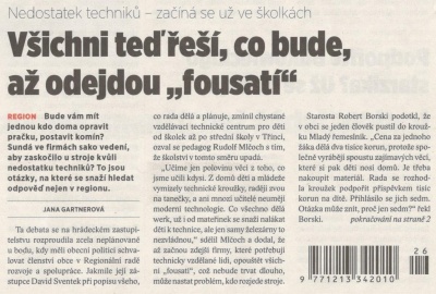 Všichni teď řeší, co bude, až odejdou "fousatí" (Horizont 27. 6. 2017)