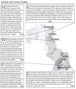 Dzieje się w regionie (Głos Łudu 3. 8. 2017)