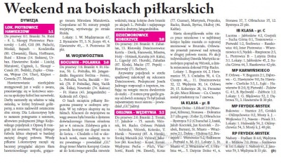 Weekend na boiskach piłkarskich (Głos Łudu 6. 6. 2017)