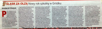 Nowy rok szkolny w Gródku (Tygodnik Cieszyn 8. 9. 2017)